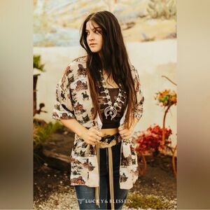 L&B Desert Wild Kimono